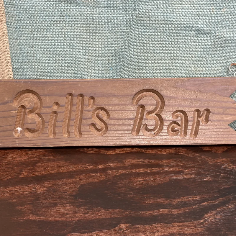 Bill's Bar Sign - Ph