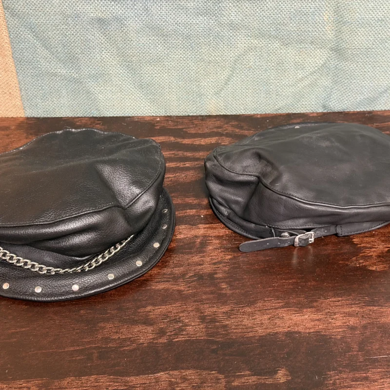 Leather and Chain Hat - Ph