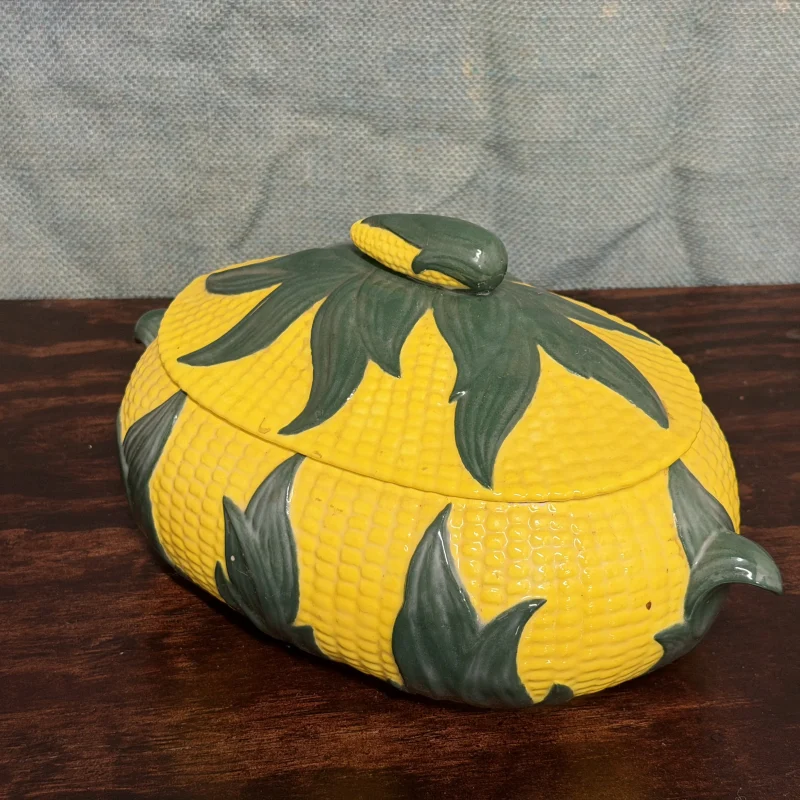 Corn Ceramic Dish with Lid - Ph