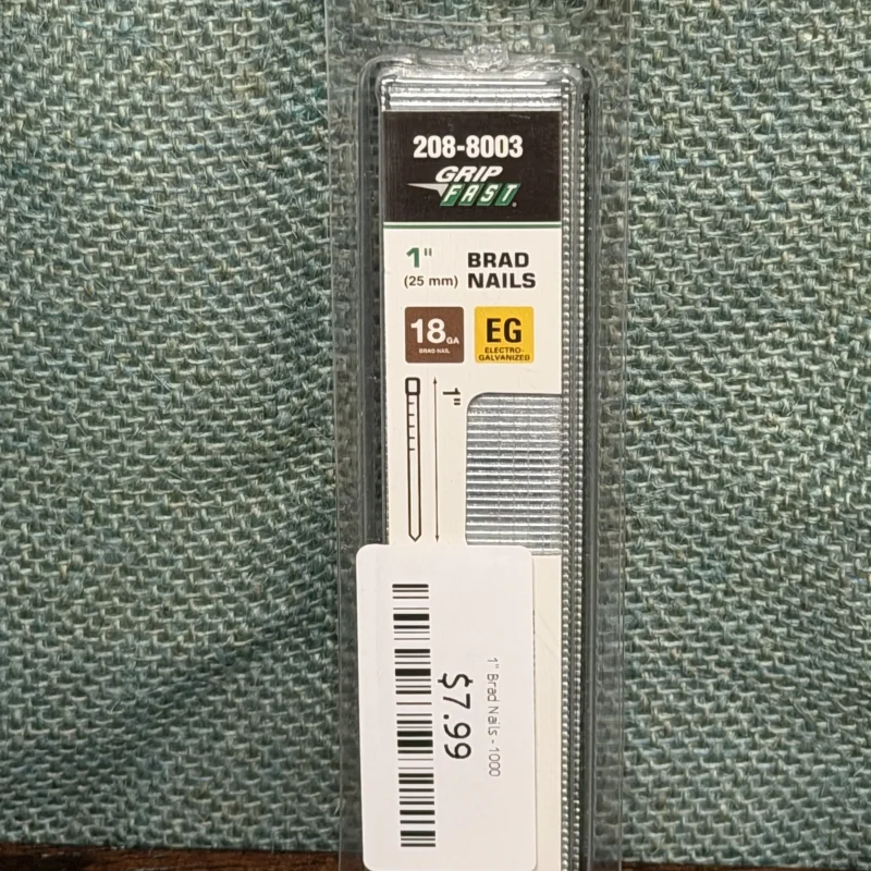 1" Brad Nails - 1000