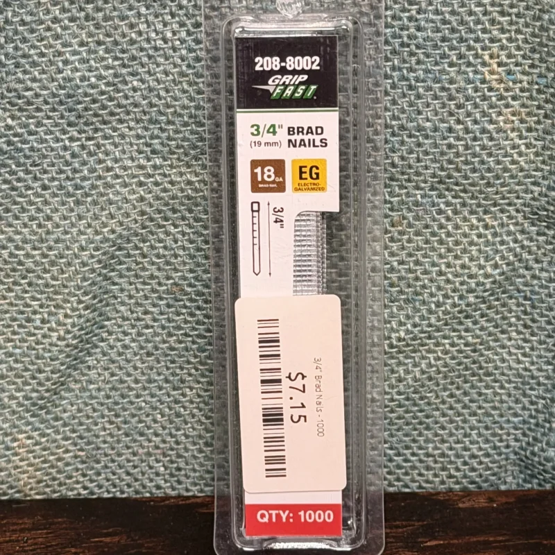 3/4" Brad Nails - 1000
