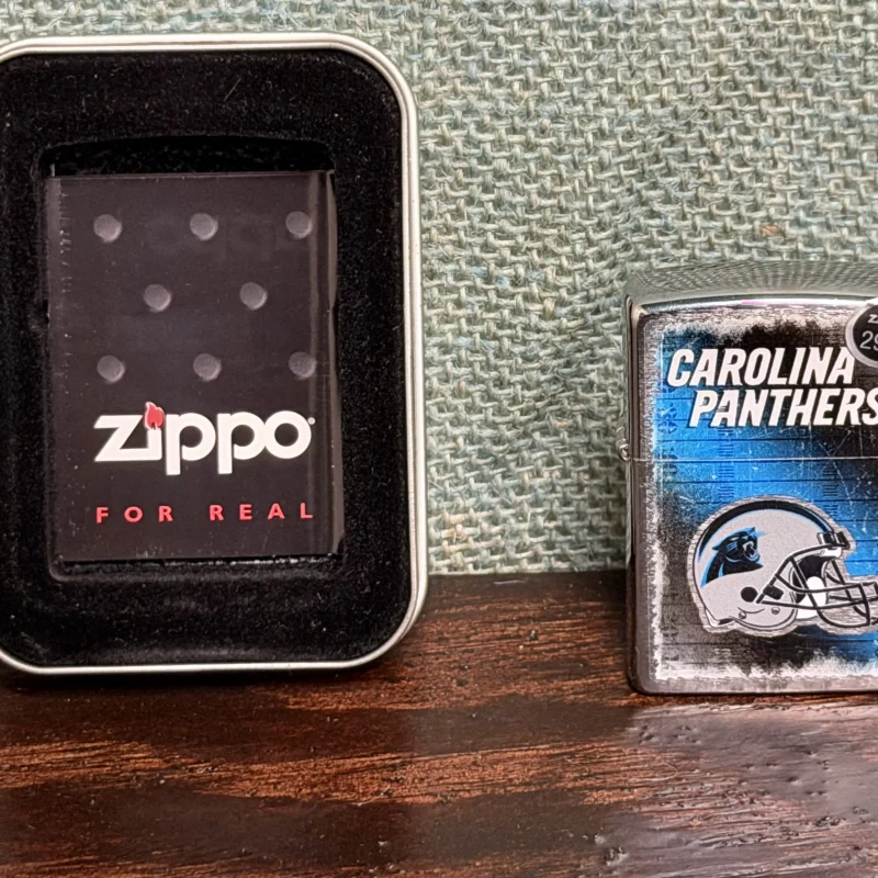 Carolina Panthers Zippo New Sealed - Grey - Ph