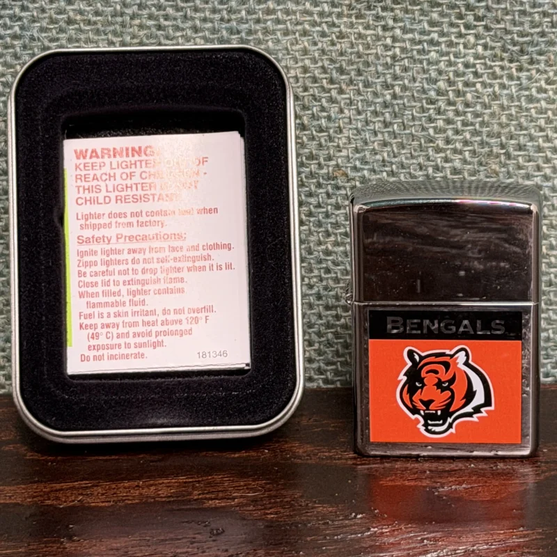 Cincinnati Bengals Zippo New Sealed - Ph