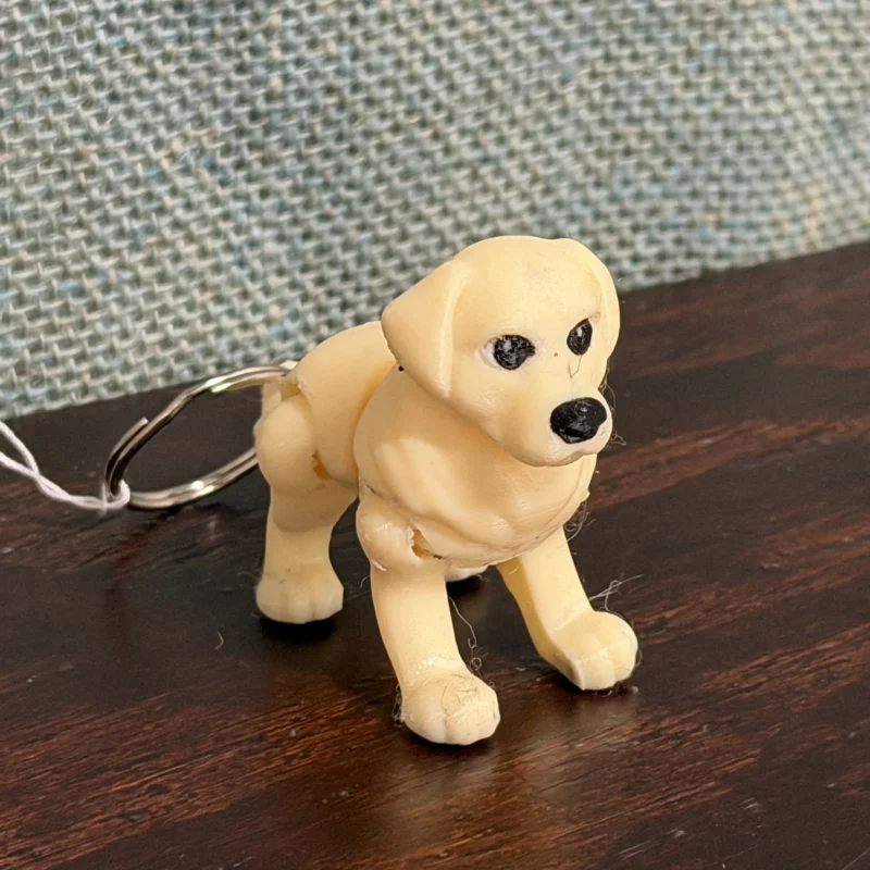 Golden Retriever Keychain